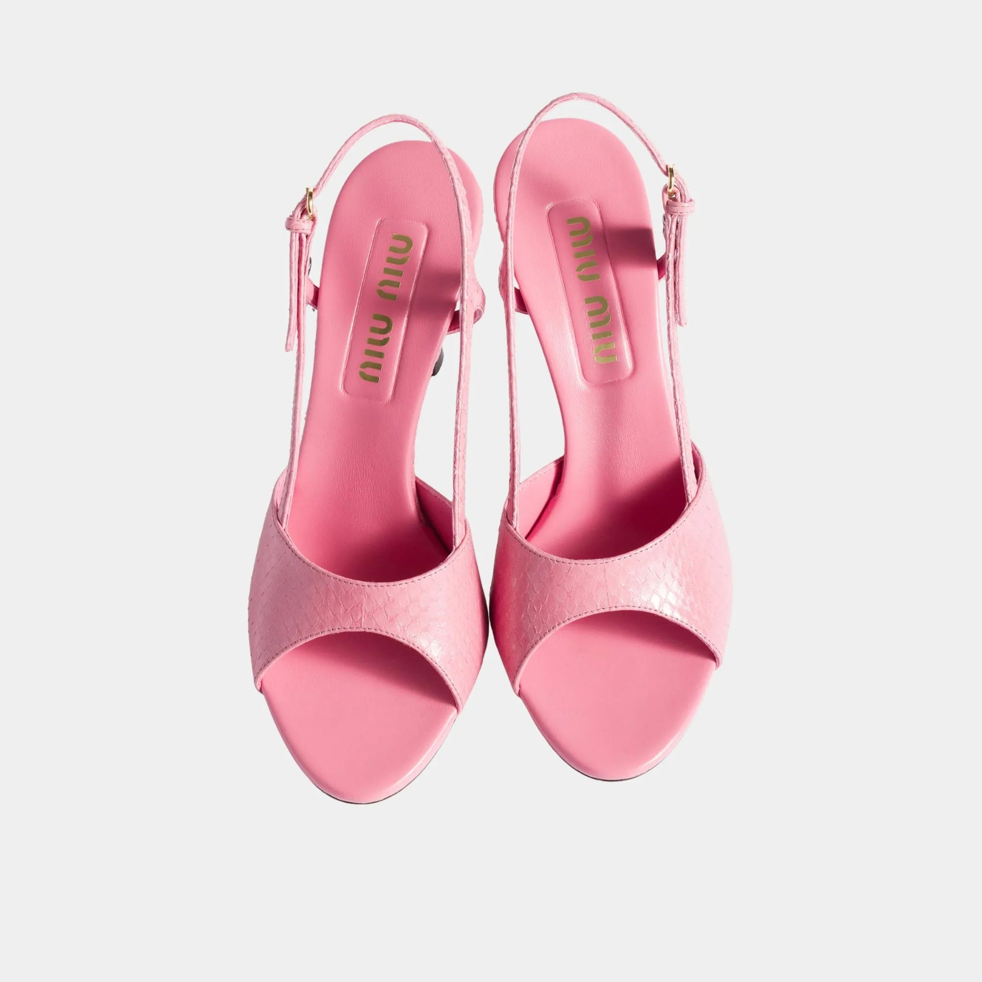 Ayers Slingback Sandals Miu miu – Гарантія оригінальності – детальний вид