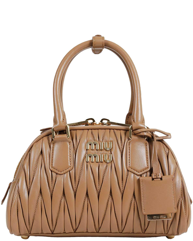 Arcadie Matelassé Nappa Leather Bag Miu miu – Гарантія оригінальності