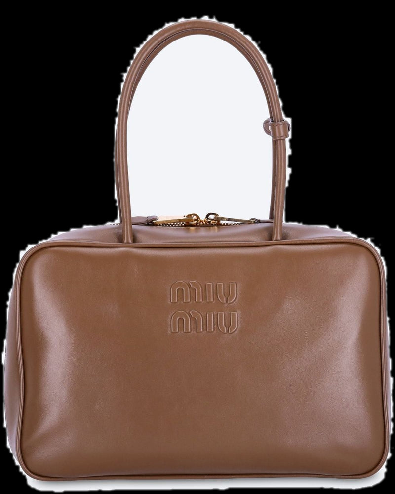 BG_REMOVED_CATALOG_Leather beau bag - MIU MIU