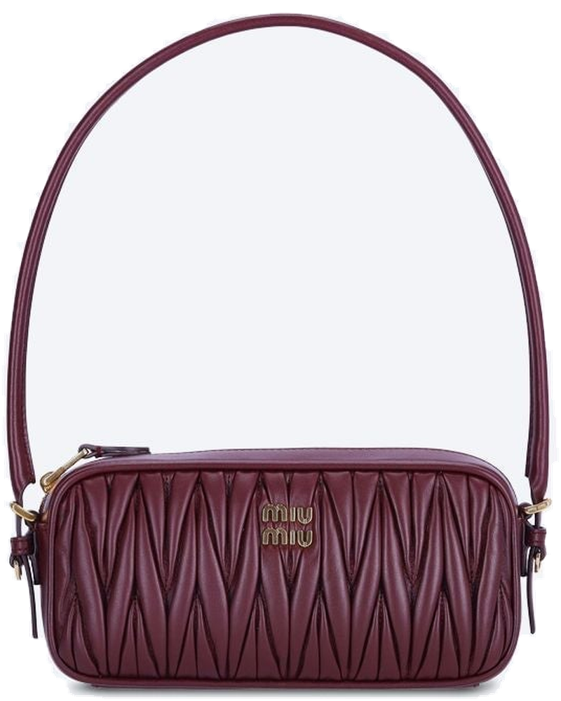 Leather Matelasse Handbag Miu miu – Гарантія оригінальності
