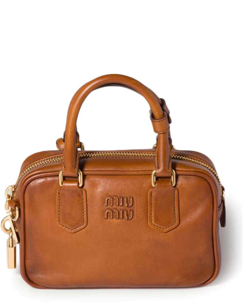 Arcadie Leather Bag Miu miu – Гарантія оригінальності