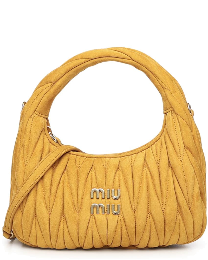 Borsa Wander In Pelle Scamosciata Matelassé Miu miu – Гарантія оригінальності