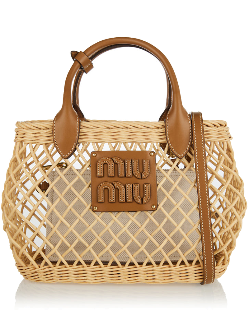 Wicker Top Handle Bag Miu miu – Гарантія оригінальності