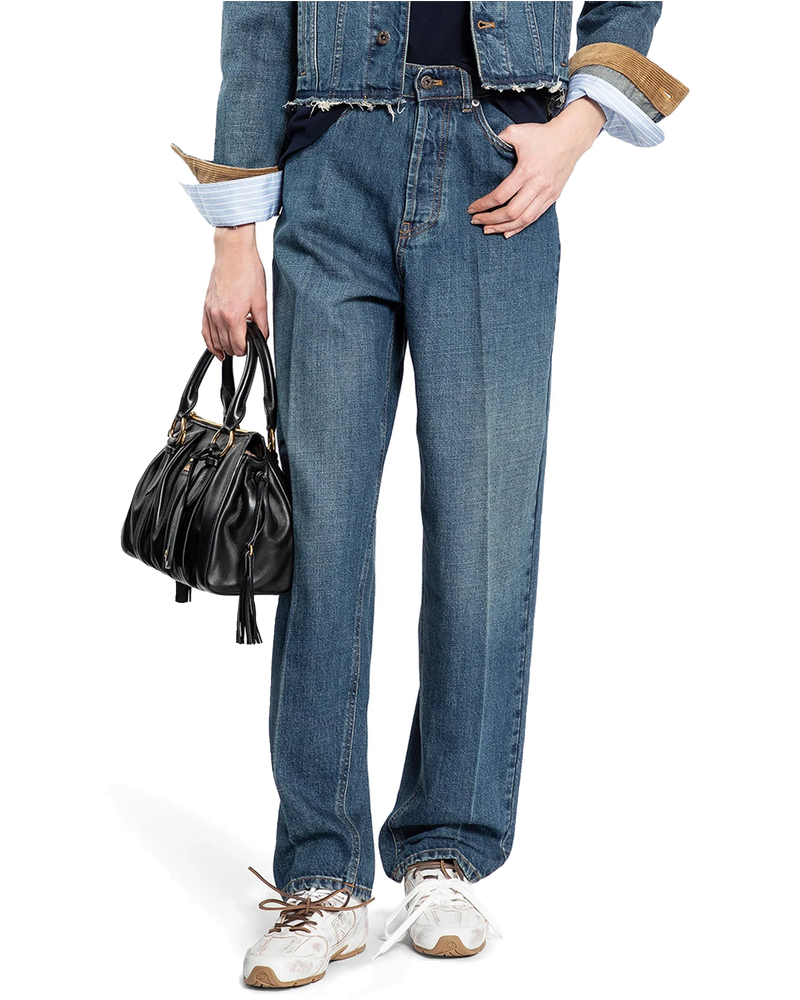 Оригінальна Woman Blue Jeans Miu miu