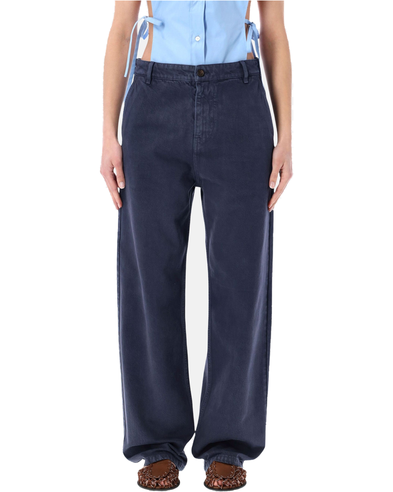 Gabardine Straight Pants Miu miu оригінал – Купити в Україні