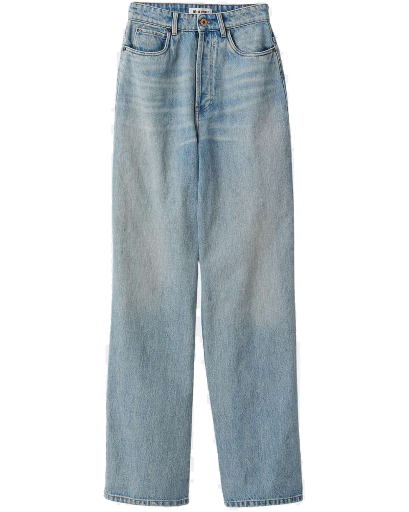 Denim Jeans Light Blue Miu miu – Гарантія оригінальності