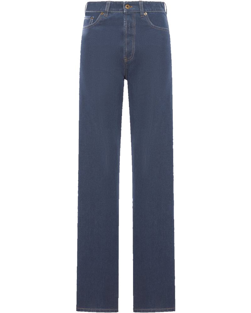 Оригінальна Wide Leg Pants With Embroidered Logo Miu miu