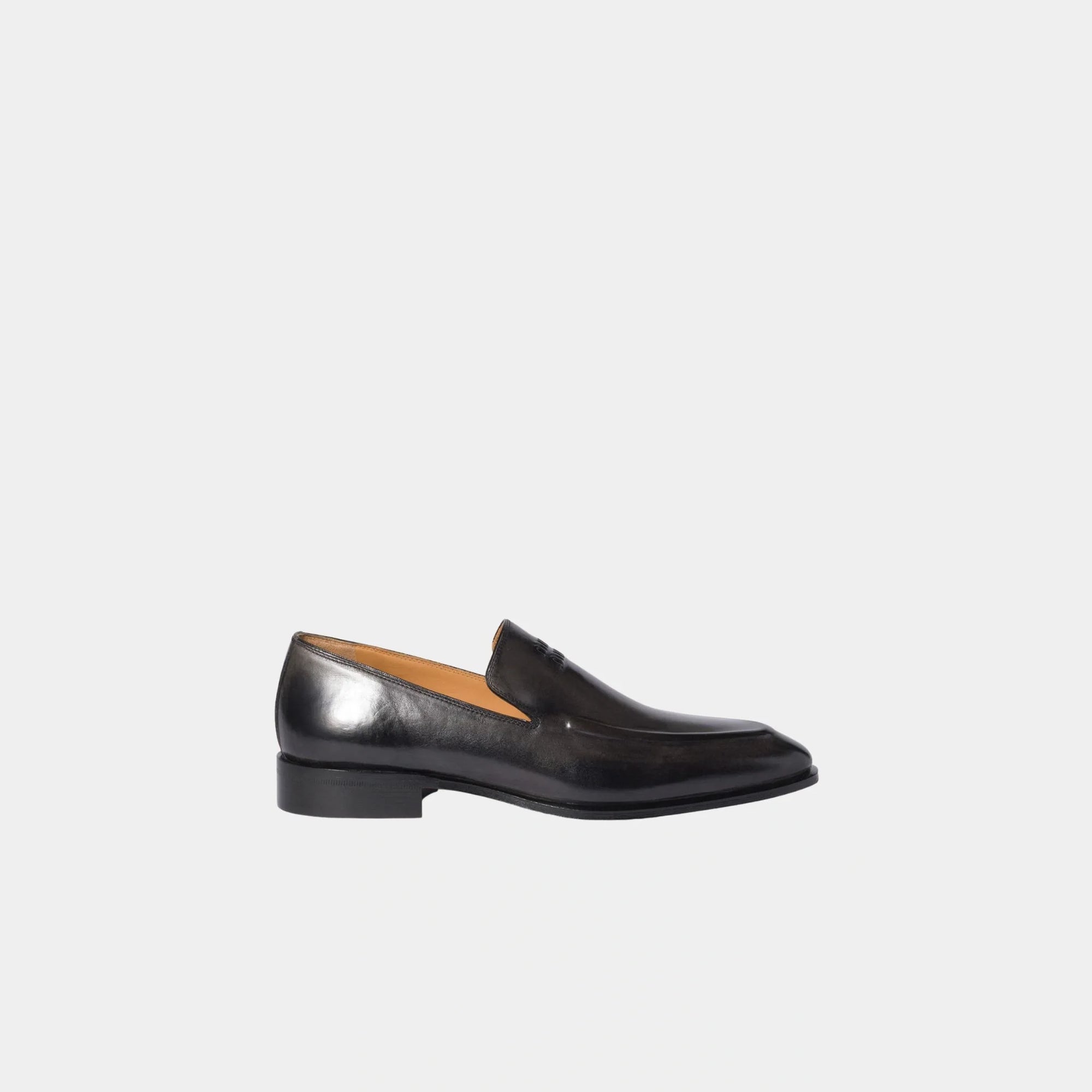 Calf Leather Loafers Miu miu – Гарантія оригінальності – вид ззаду