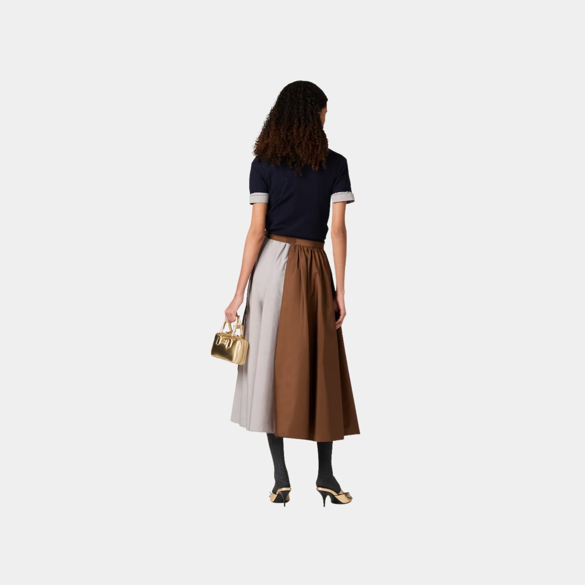Cashmere Polo Shirt Miu miu – Гарантія оригінальності – вид ззаду