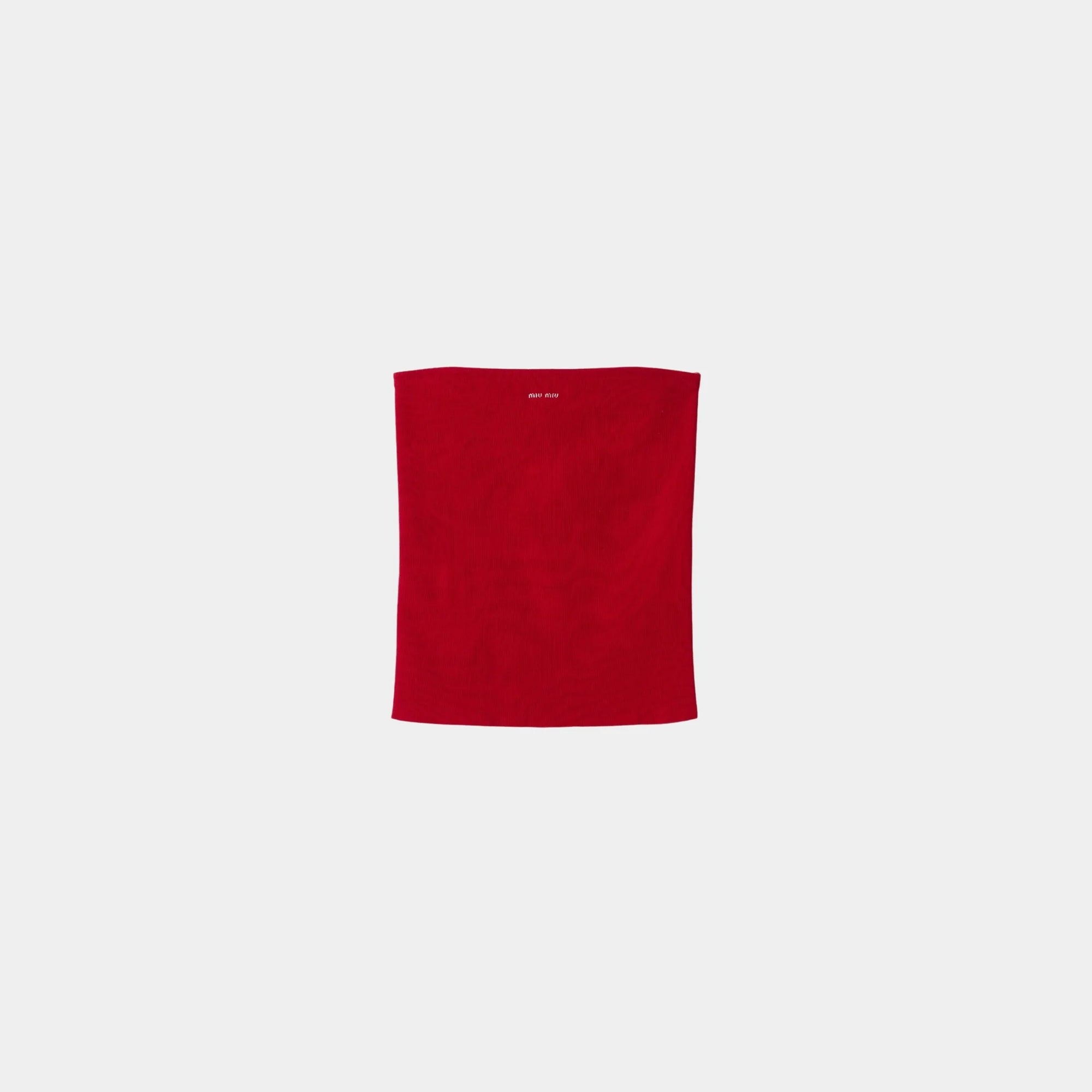 Cotton Knit Tube Top Miu miu оригінал – Купити в Україні – вид ззаду