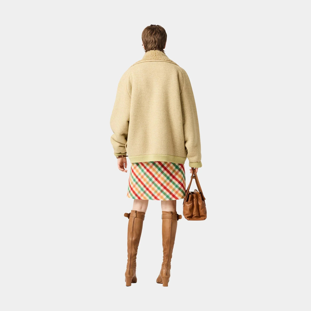 Оригінальна Diagonal Check Skirt Miu miu – детальний вид
