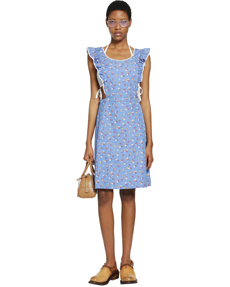 Оригінальна Poplin Pinafore Dress Miu miu