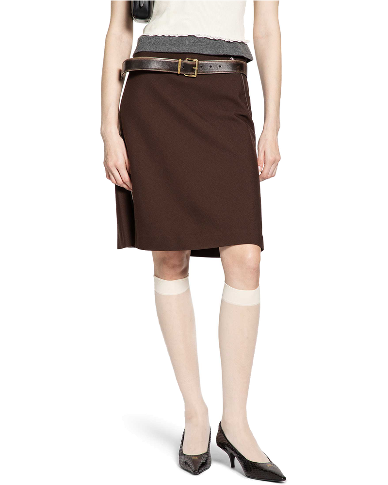 Fabric Stitch Knit Skirt Miu miu – Гарантія оригінальності