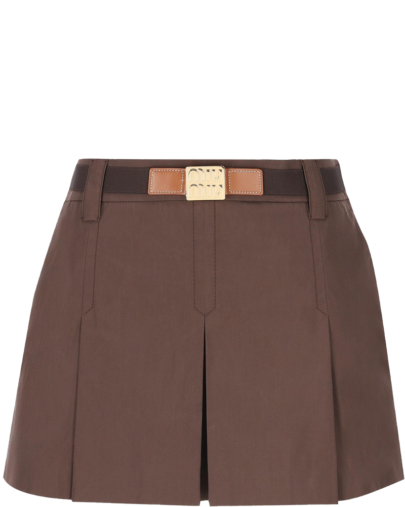 Mini Skirt In Panama Miu miu – Гарантія оригінальності