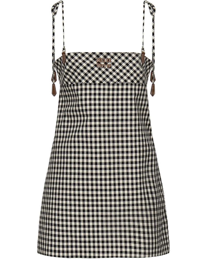Оригінальна Mini Abito A Quadri Miu miu