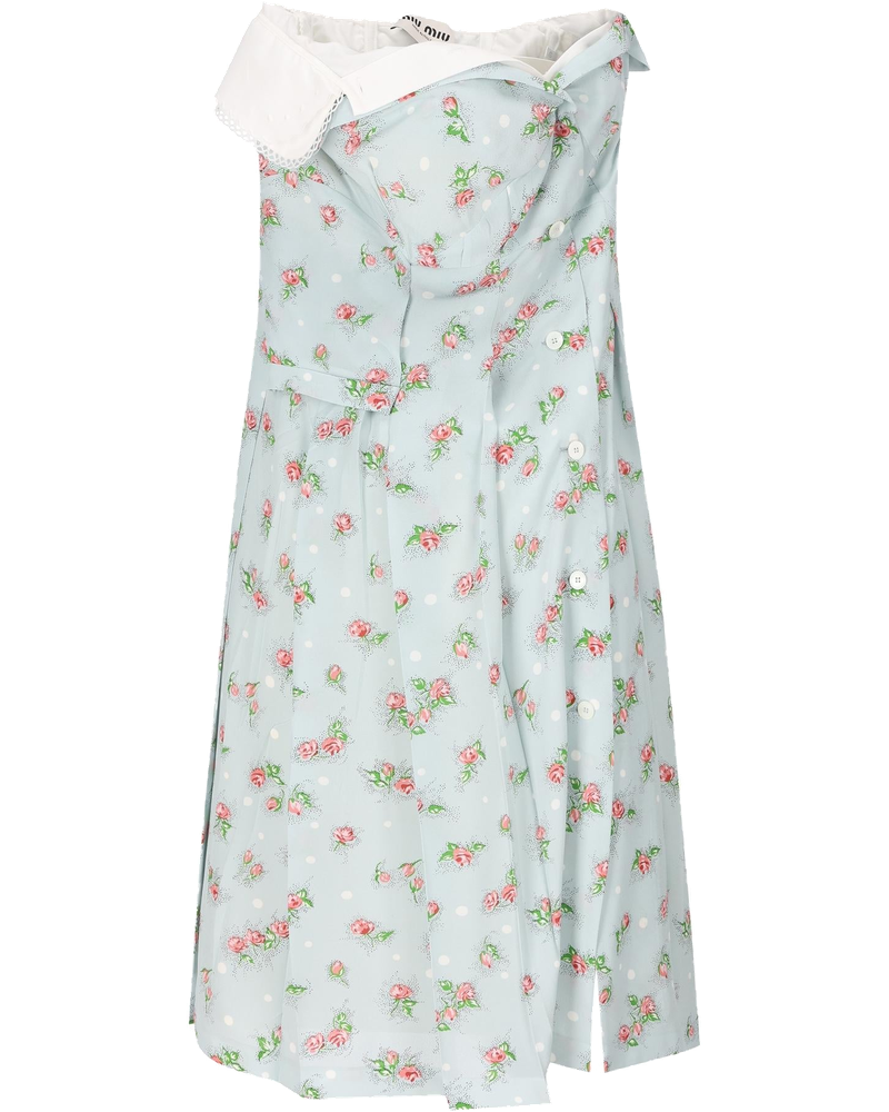 Printed Marocain Dress Miu miu оригінал – Купити в Україні