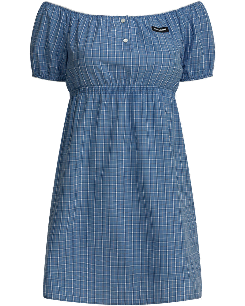 Short Dress With Logo Miu miu оригінал – Купити в Україні