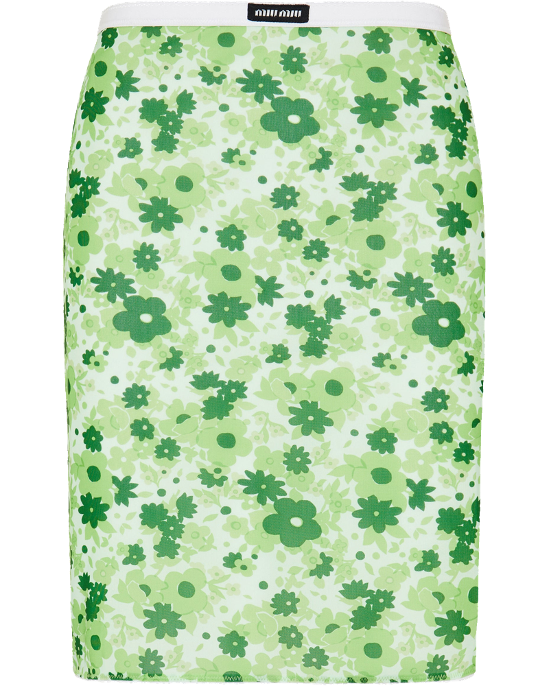Stretch Fabric MIDI Skirt Miu miu оригінал – Купити в Україні