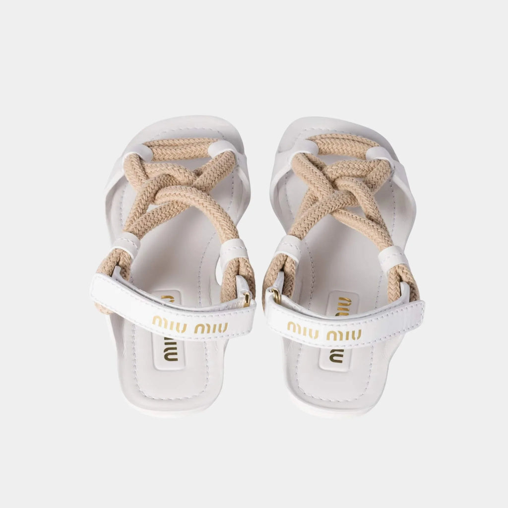 Flat Cord Sandals Miu miu – Гарантія оригінальності – детальний вид