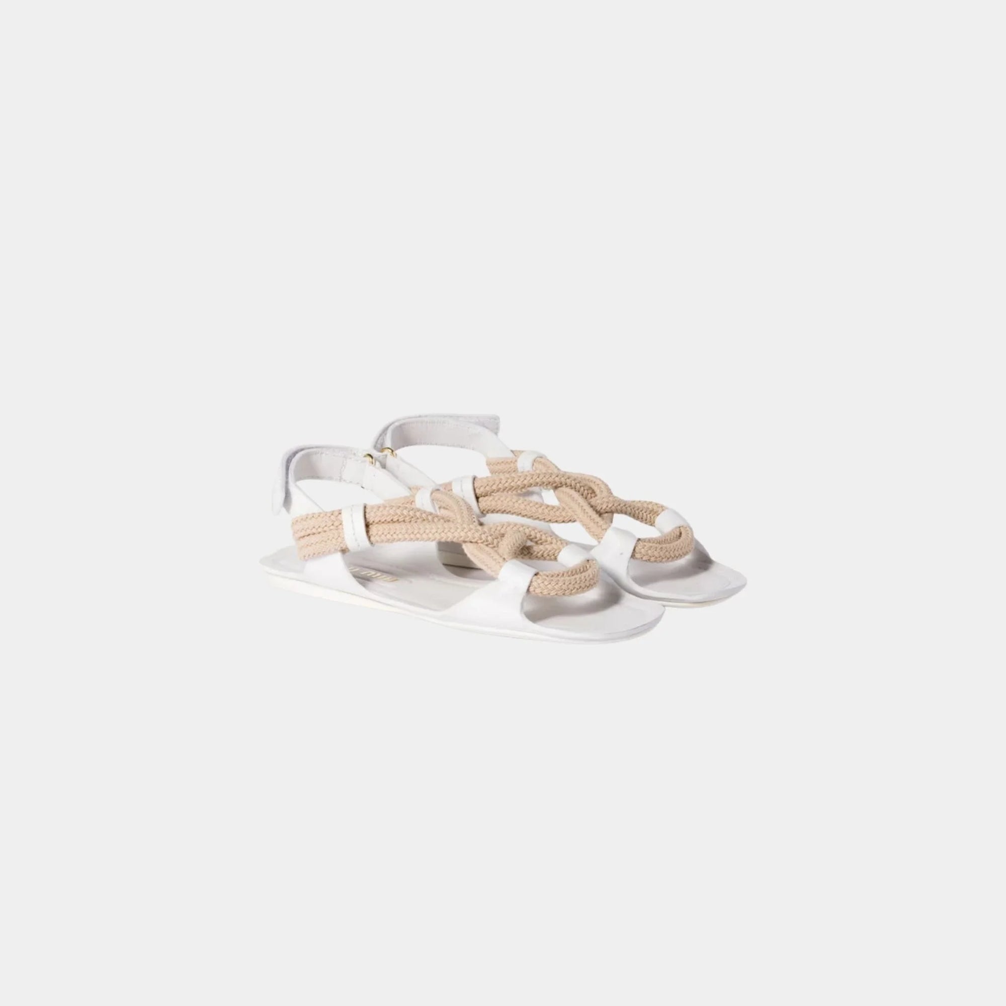 Flat Cord Sandals Miu miu – Гарантія оригінальності – боковий вид