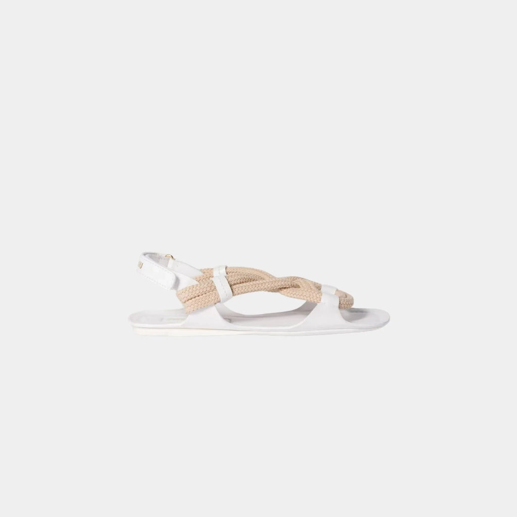 Flat Cord Sandals Miu miu – Гарантія оригінальності – вид ззаду