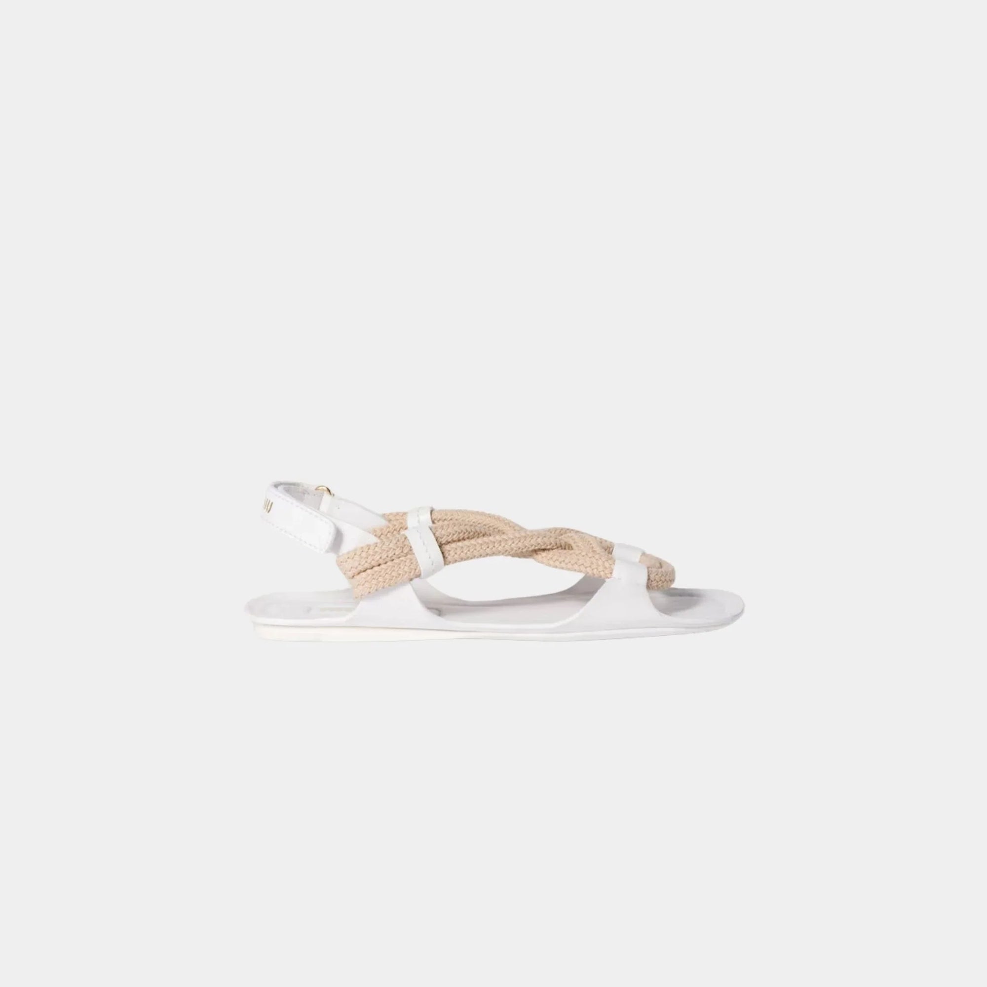 Flat Cord Sandals Miu miu – Гарантія оригінальності – вид ззаду