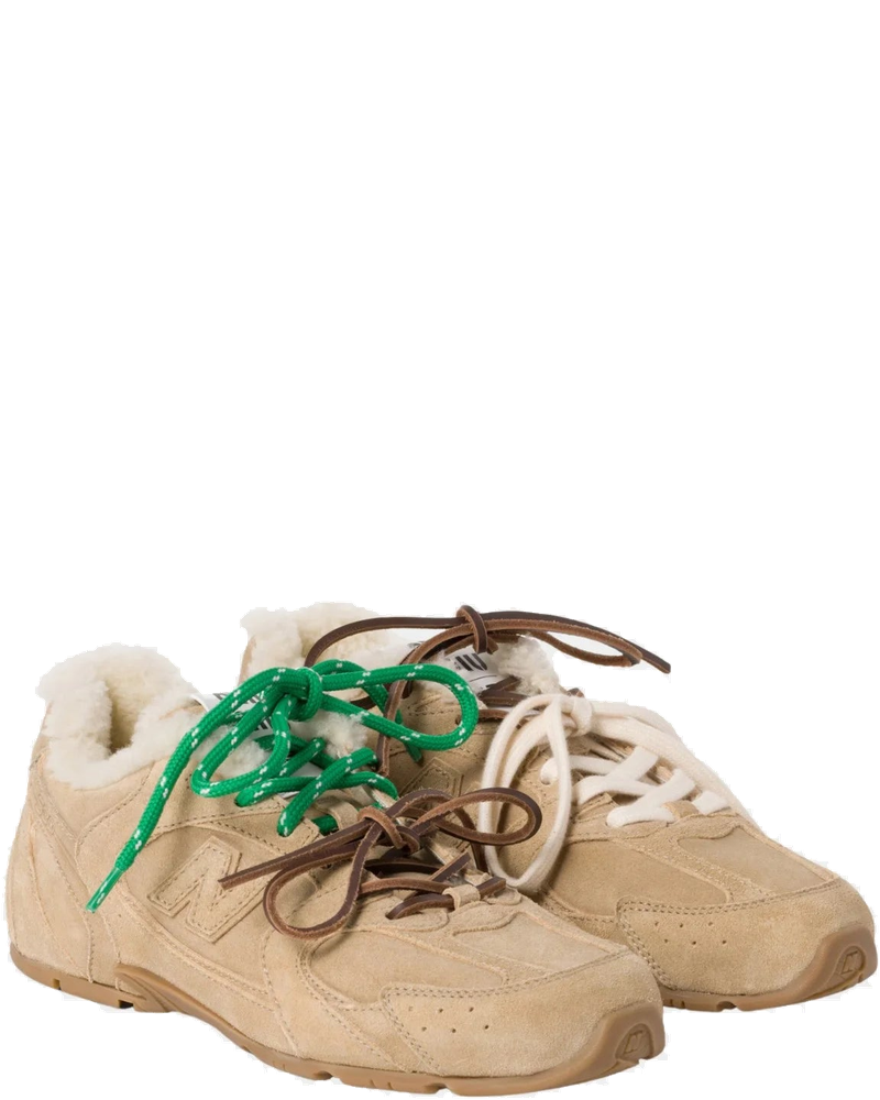 Оригінальна New Balance X Miu Miu 530 Sl Bleached Leather Sneakers Miu miu