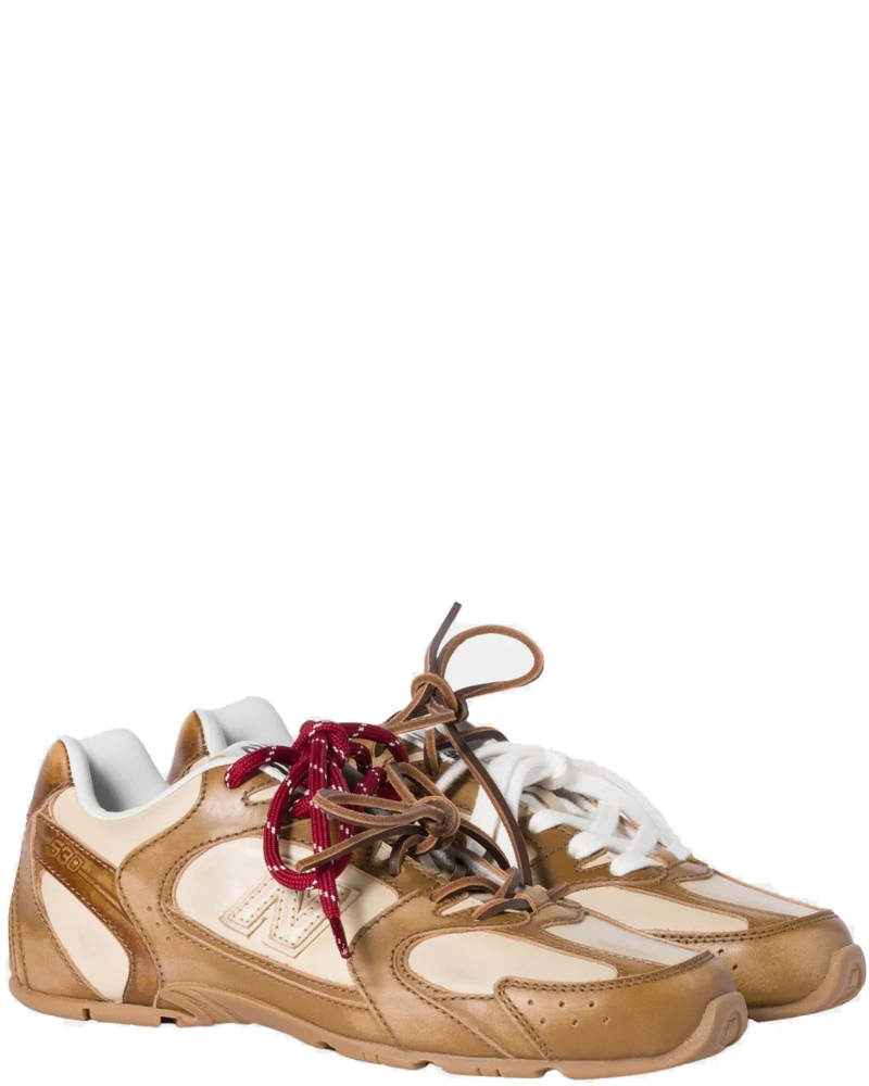 New Balance X Miu Miu 530 Sl Deco Calf Leather Sneakers Miu miu – Гарантія оригінальності