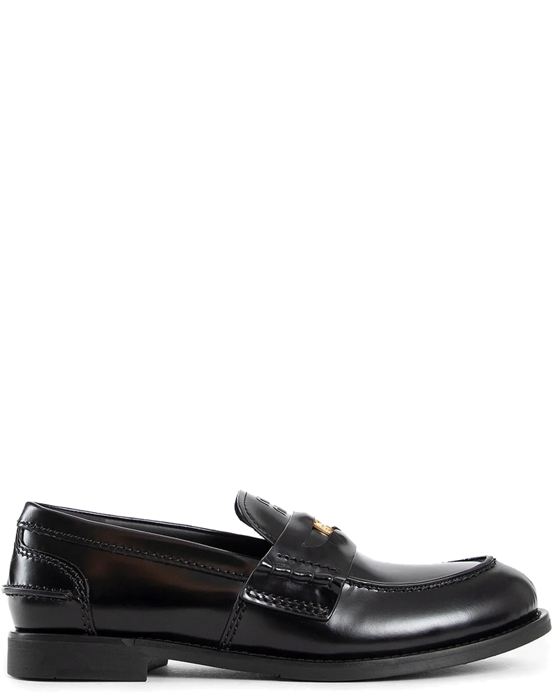 Brushed Leather Penny Loafers Miu miu – Гарантія оригінальності