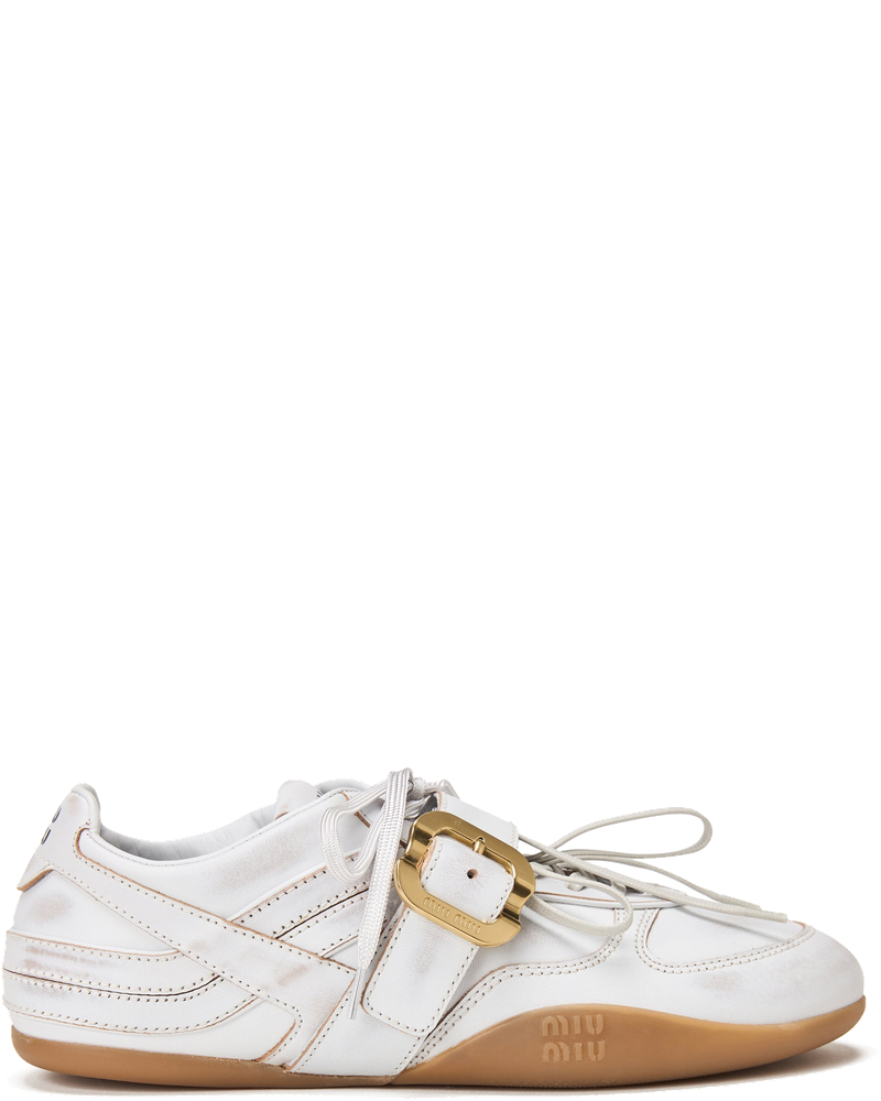 Leather Gymnasium Sneakers Miu miu – Гарантія оригінальності