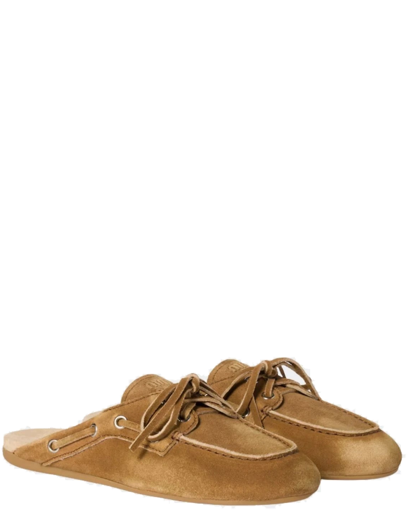 Faded Suede Mules Miu miu – Гарантія оригінальності