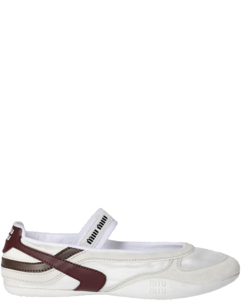 Gymnasium Technical Fabric And Suede Ballerinas Miu miu – Гарантія оригінальності