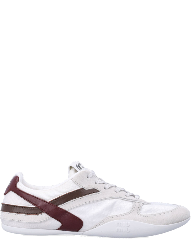 Оригінальна Gymnasium Womans Sneakers In Technical Fabric And Suede Leather Miu miu