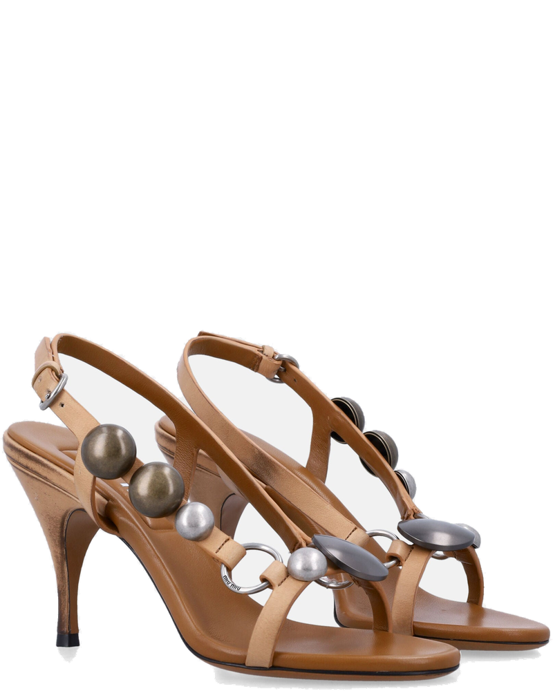 Leather Sandals Miu miu – Гарантія оригінальності