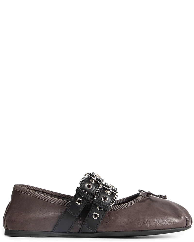 Leather Ballerinas Miu miu оригінал – Купити в Україні