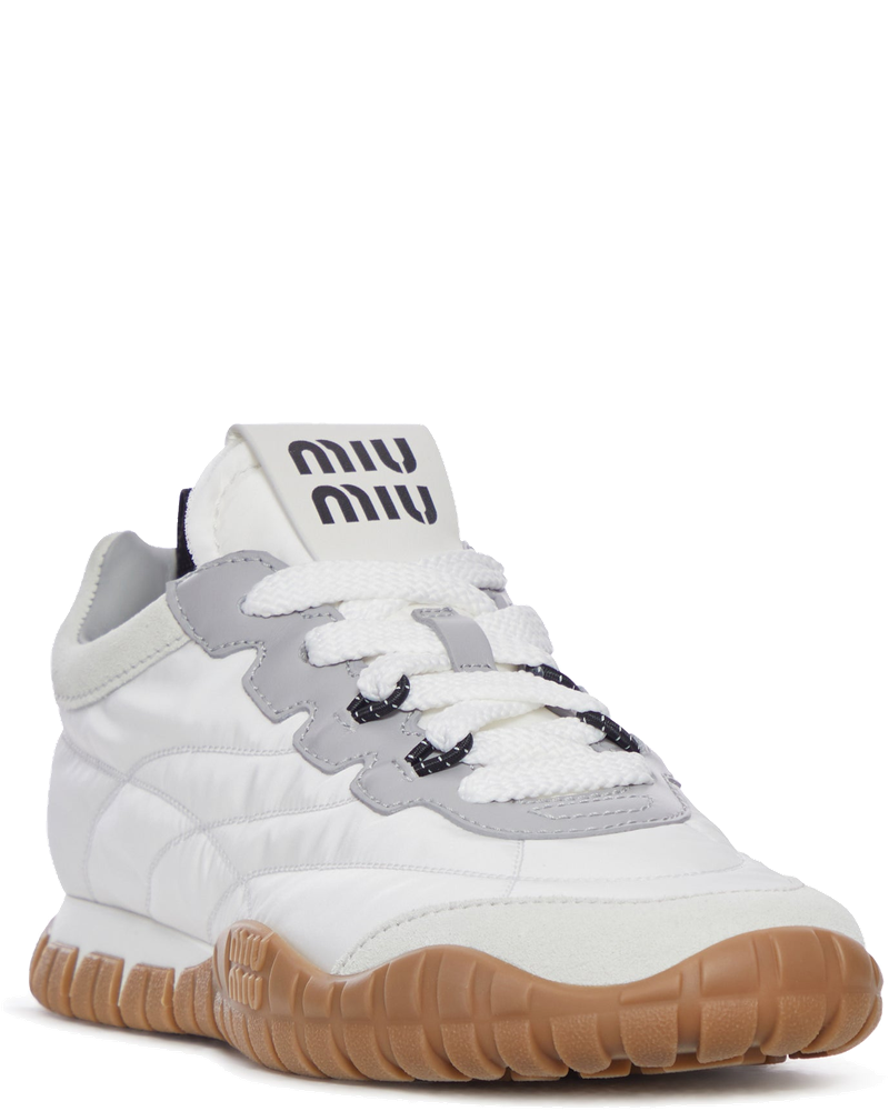 Sneakers In Technical Fabric And Suede Miu miu – Гарантія оригінальності