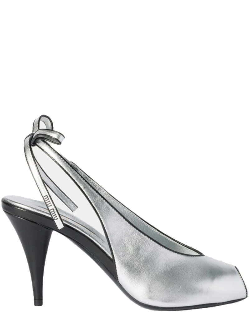 Mordoré Nappa Leather Slingbacks Miu miu – Гарантія оригінальності