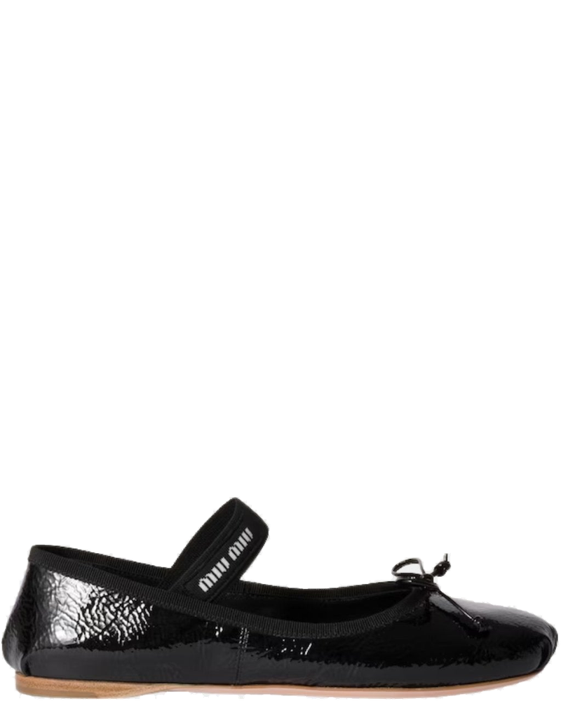 Оригінальна Naplak Leather Ballerinas Miu miu