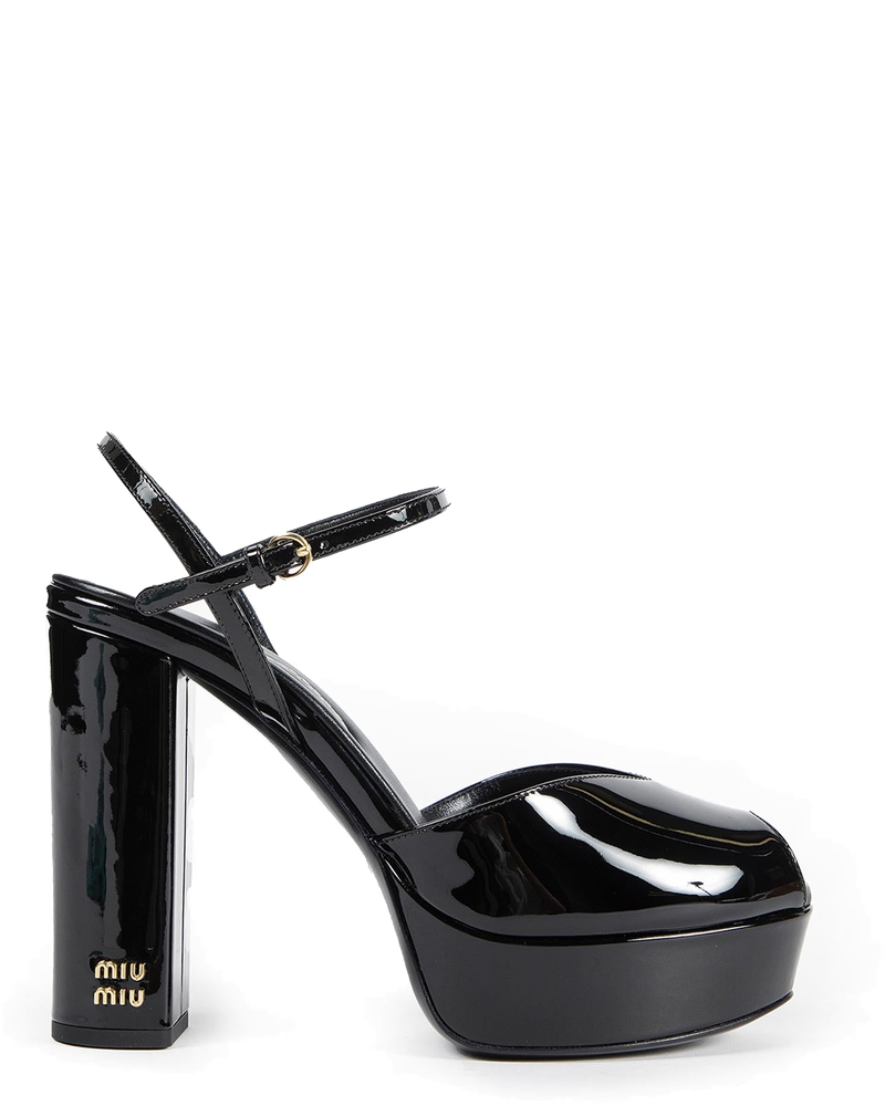 Оригінальна Patent Leather Sandals Miu miu