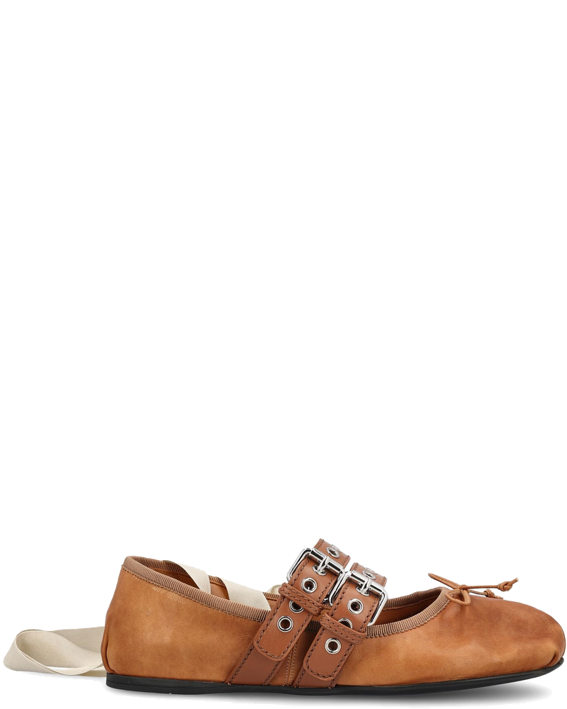 Leather Ballerinas Miu miu оригінал – Купити в Україні