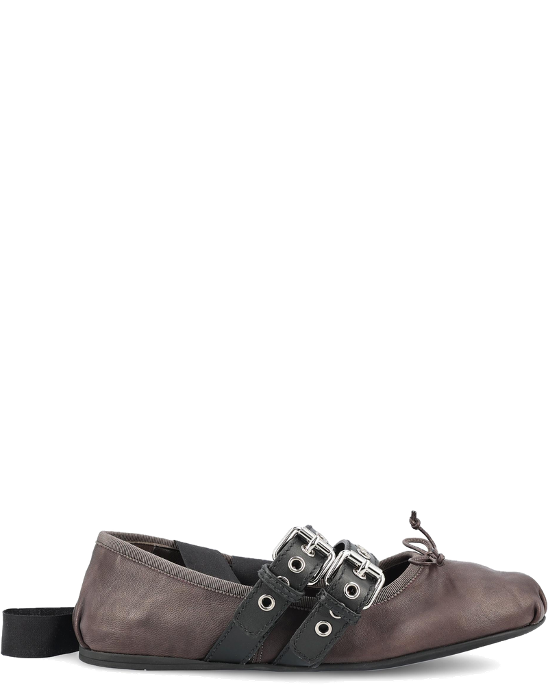 Leather Ballerinas Miu miu оригінал – Купити в Україні