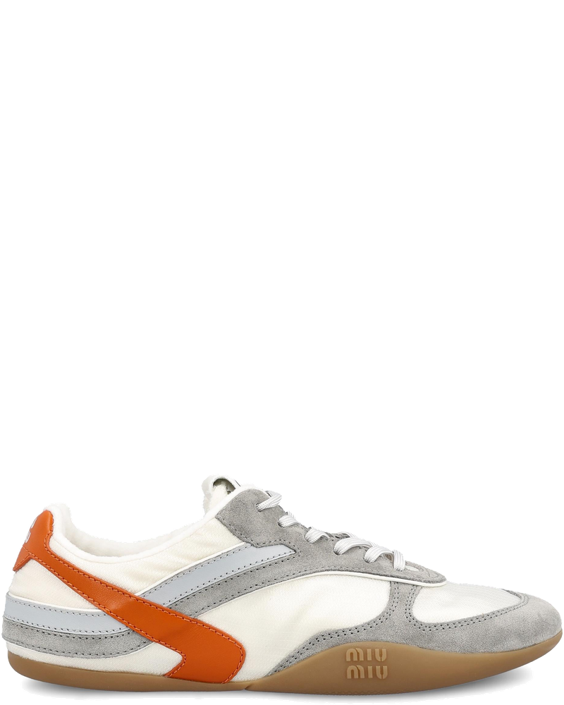 Оригінальна Gymnasium Sneakers In Fabric And Leather Miu miu