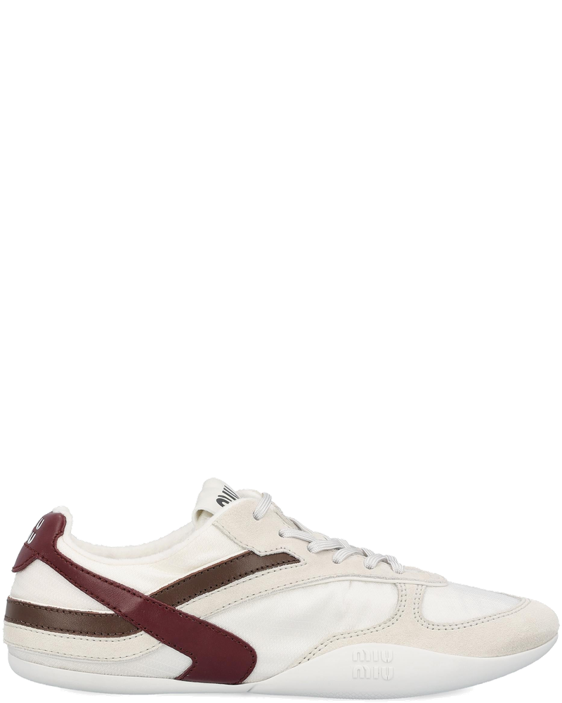 Оригінальна Gymnasium Sneakers In Fabric And Leather Miu miu