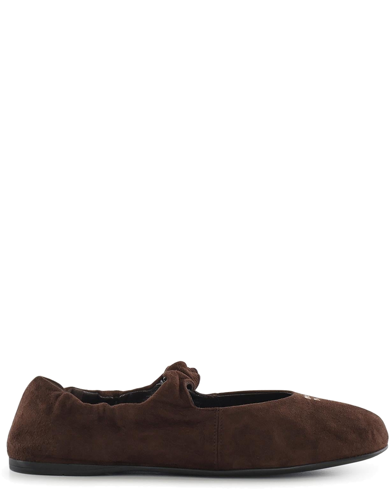 Оригінальна Ballerine Ruches In Camoscio Miu miu