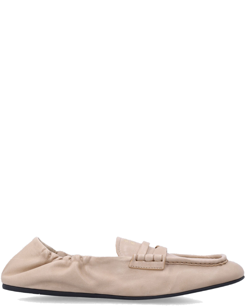 Оригінальна Ruches Leather Loafers Miu miu