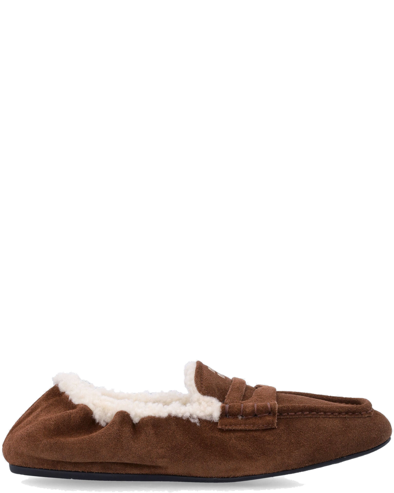 Оригінальна Ruches Suede Loafers Miu miu