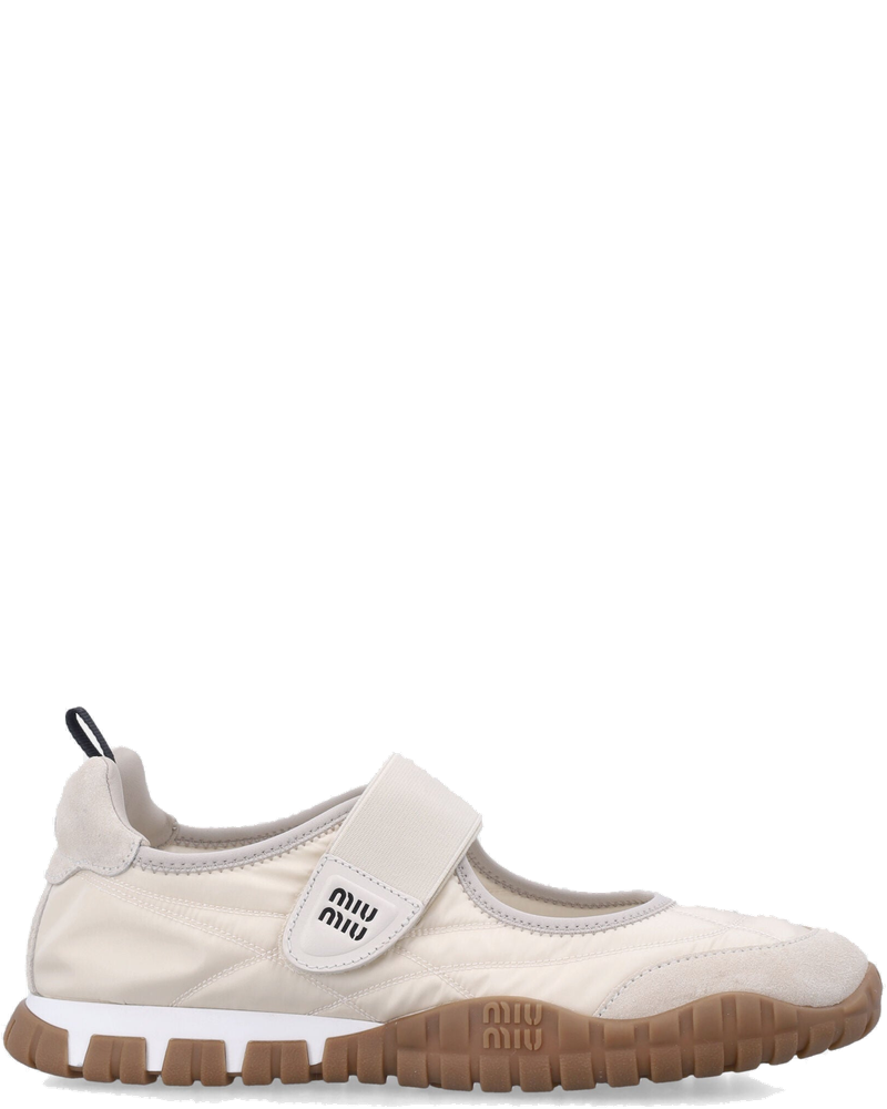 Tyre Ballerinas In Technical Fabric And Suede Miu miu – Гарантія оригінальності