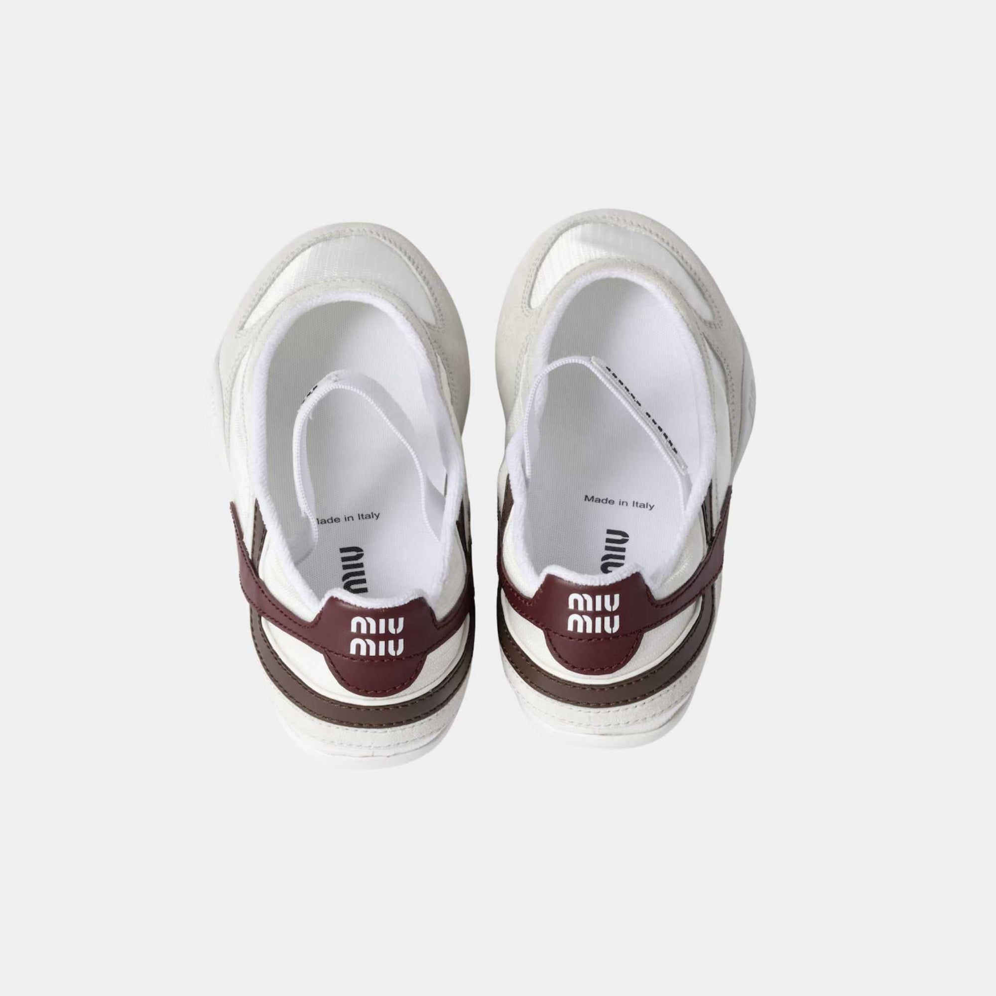 Gymnasium Technical Fabric And Suede Ballerinas Miu miu – Гарантія оригінальності – детальний вид