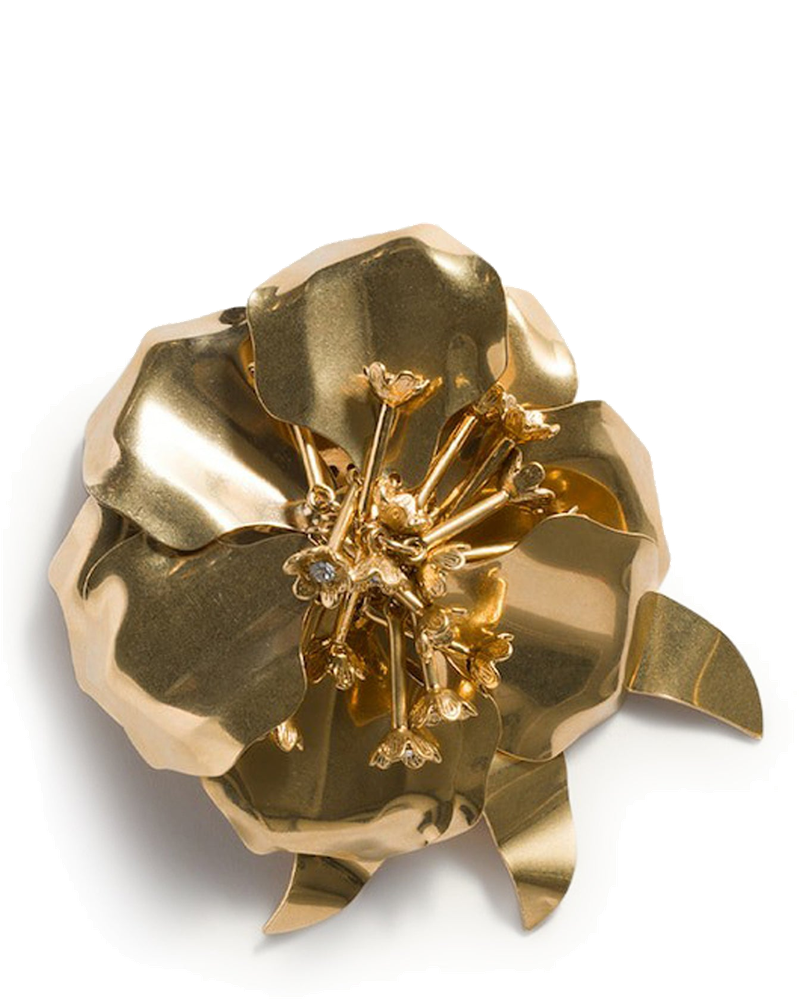 Metal Brooch With Crystals Miu miu – Гарантія оригінальності