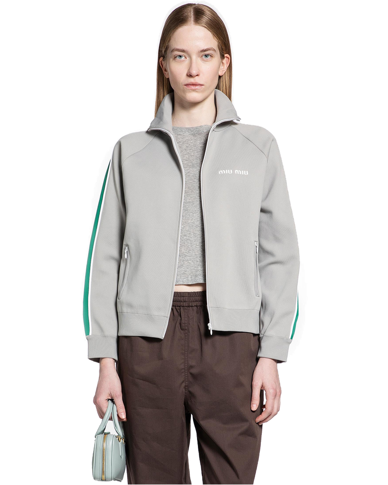 Оригінальна Zip-Up Sweatshirt Miu miu